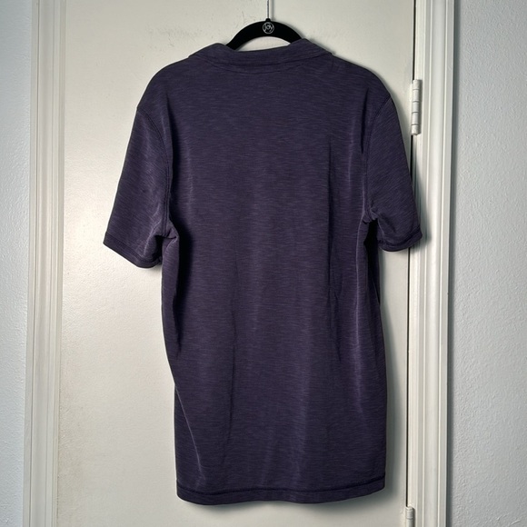 Men's Eddie Bauer Purple Performance Active Tencel Lyocell Polo Shirt Size Med - Picture 7 of 7